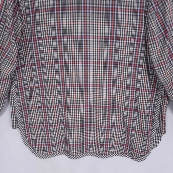 J. Jill Button Down Shirt Top Blouse Tunic Size XL Plaid Check Western NEW - Picture 6 of 16